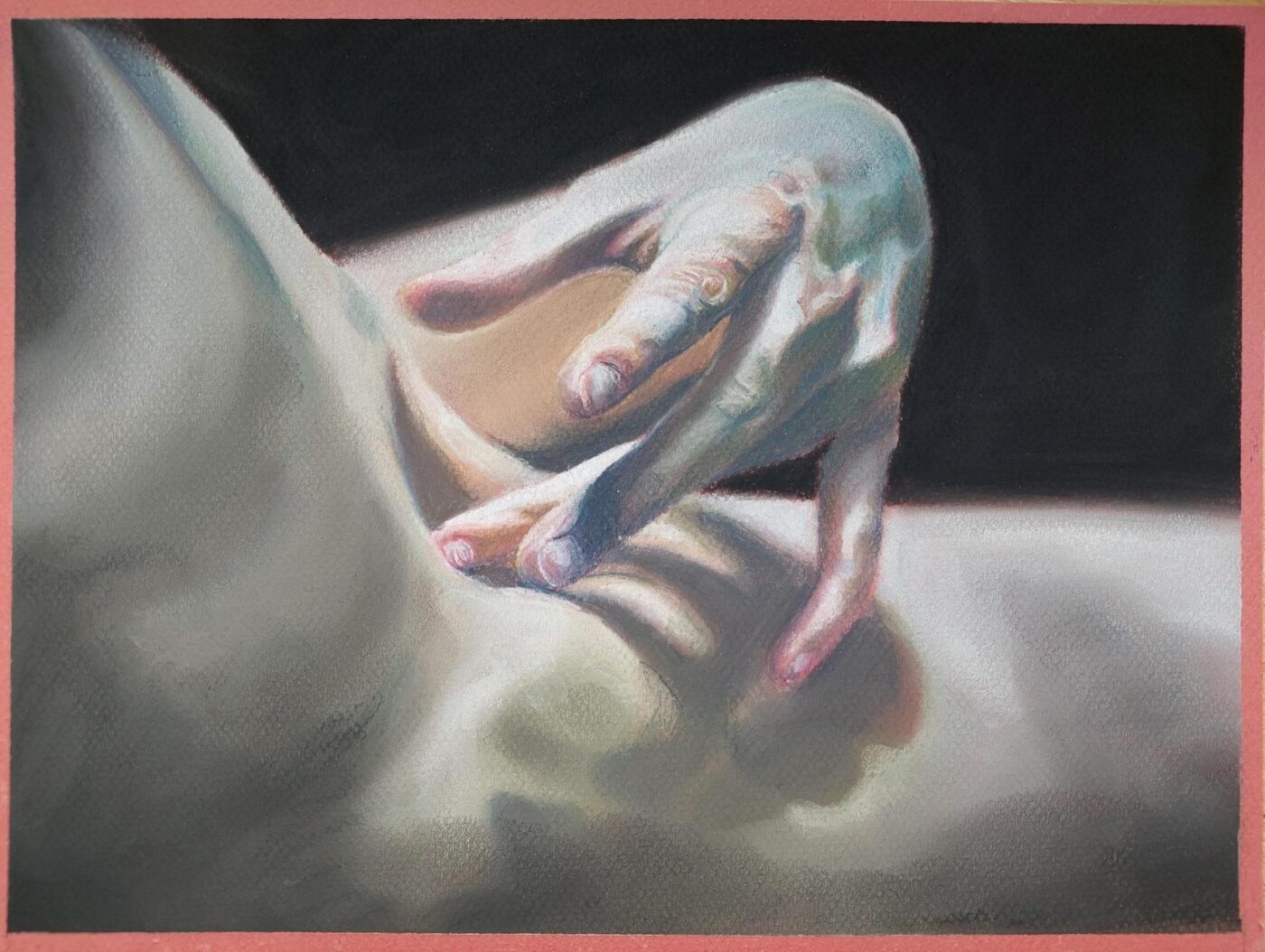 On dirait un serpent qui danse, Morgane Merlin, 32 x 42, kr 1700